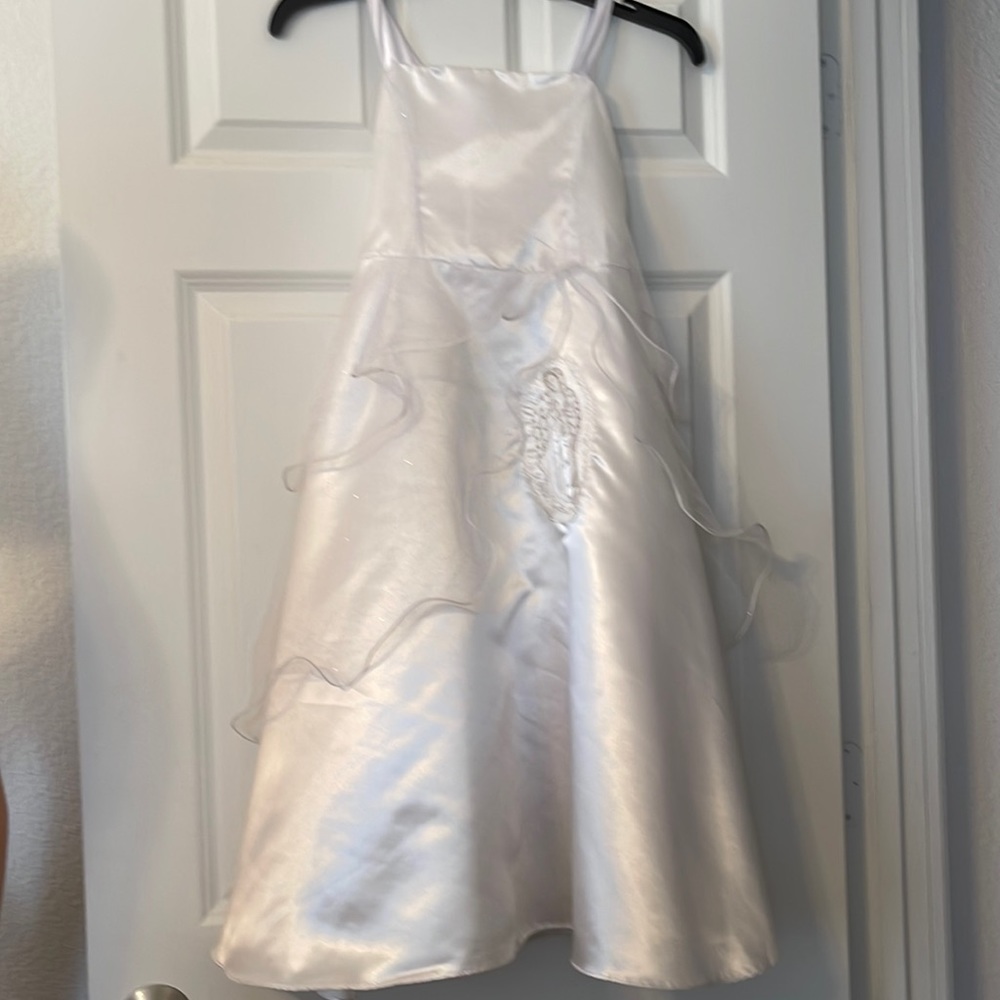 KIDS FAME USA HOLY COMMUNION DRESS. Girls sz 6. Our Lady of Guadalupe. Beautiful